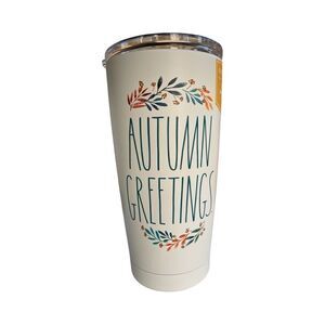 Rae Dunn AUTUMN GREETINGS - Insulated Stainless Steel Travel Tumbler NWT